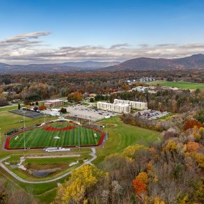 SUNY Adirondack Queensbury is seen from above