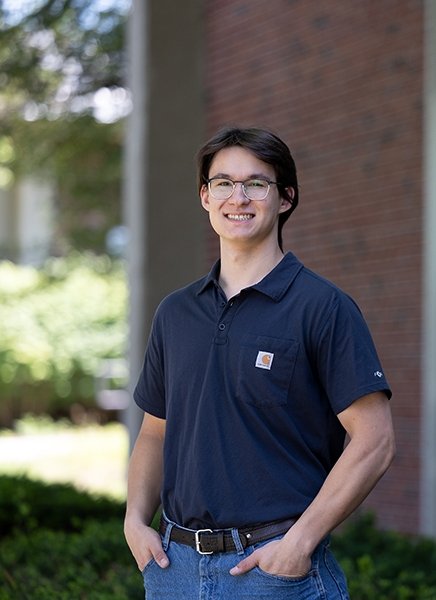 SUNY Adirondack alum Shawn Miller is seen on campus