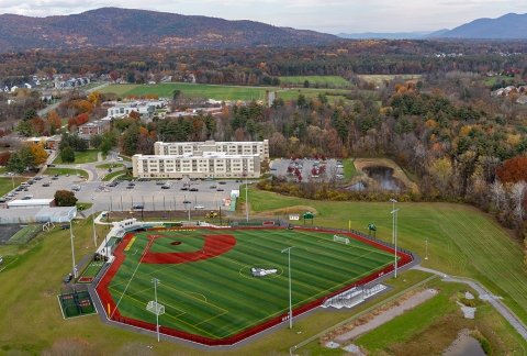 Aerial image of the turf complex